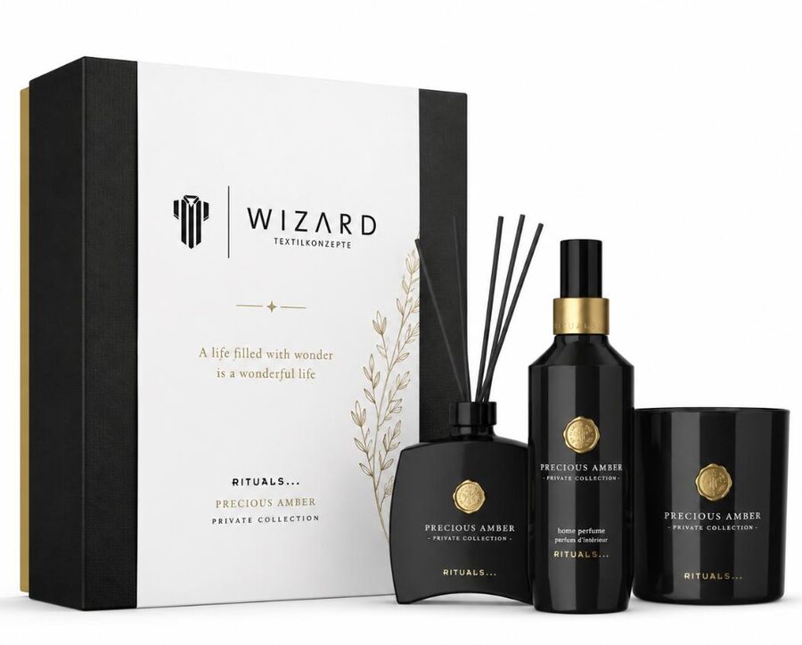 Geschenkset L – Duft für Zuhause – Weihnachtsgeschenk mit Logoveredelung von Wizard