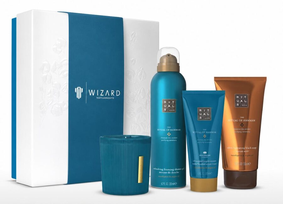 Geschenkset M – Weihnachtsgeschenk mit Logoveredelung von Wizard