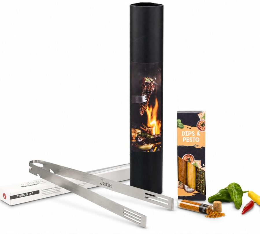 Grill & Dip – Weihnachtsgeschenk mit Logoveredelung von Wizard