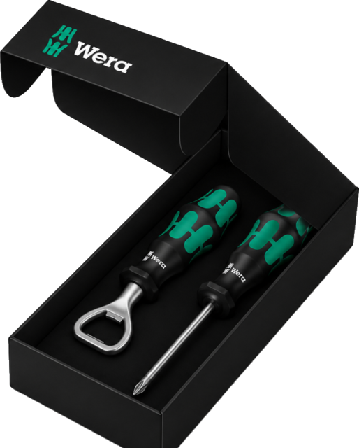 Wera Kraftform Set mit Flaschenöffner – Weihnachtsgeschenk von Wizard