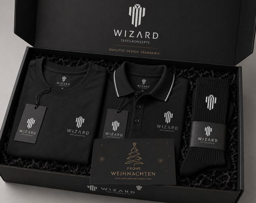Textilboxen – Weihnachtsgeschenk mit Logoveredelung von Wizard