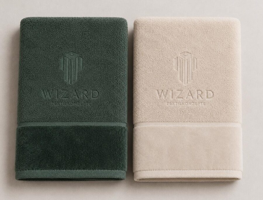 Vossen Handtücher – Weihnachtsgeschenk mit Logoveredelung von Wizard